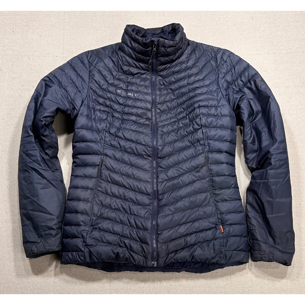 Mammut Whitehorn Women's XS Quilted Jacket Navy Blue Pertex Quantum Puffer